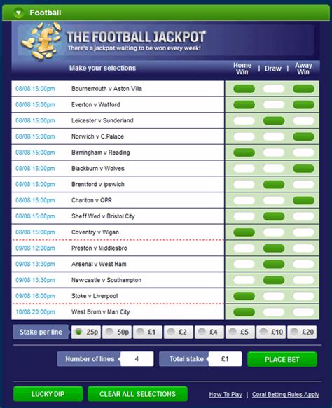 coral betting football jackpot|Coral Football Jackpot .